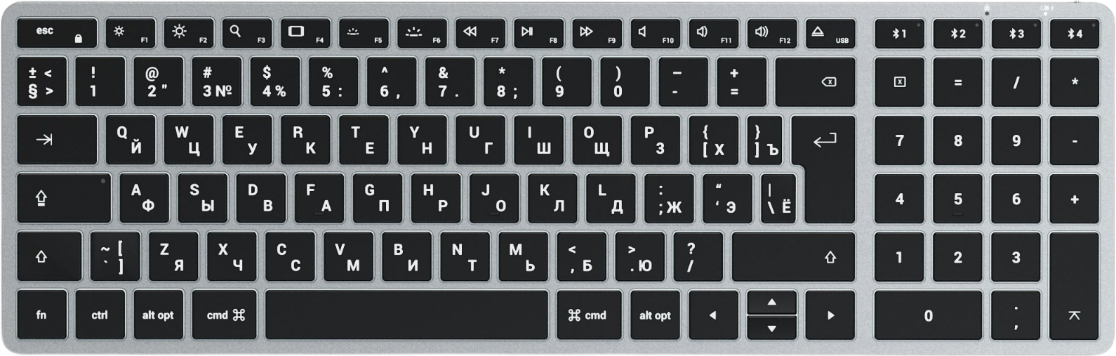Satechi Slim X2 (серый космос)