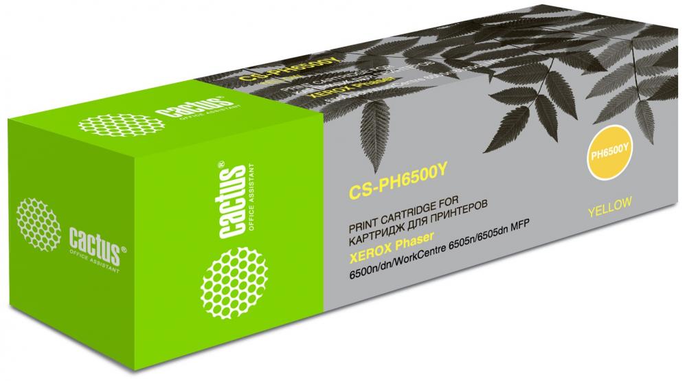Тонер-картридж Cactus CS-PH6500Y (желтый)