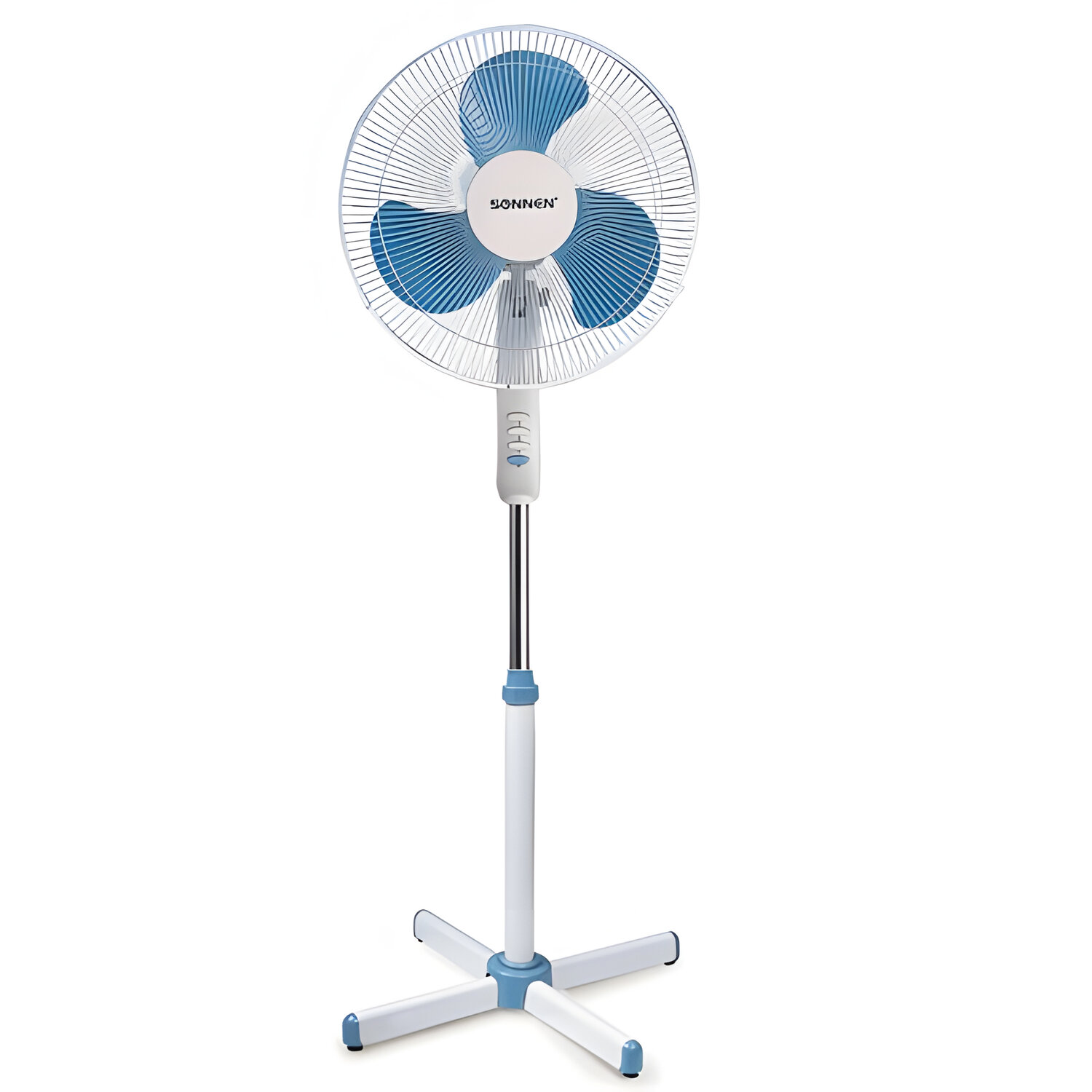 Вентилятор SONNEN FS40-A104 Line (бело-синий)