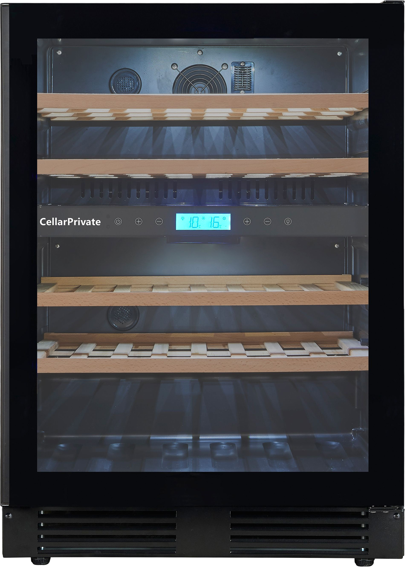 Встраиваемый винный шкаф Cellar Private CP043-2TB (черный)