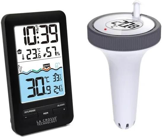 Термометр для воды La Crosse Technology WS6268 (черный)