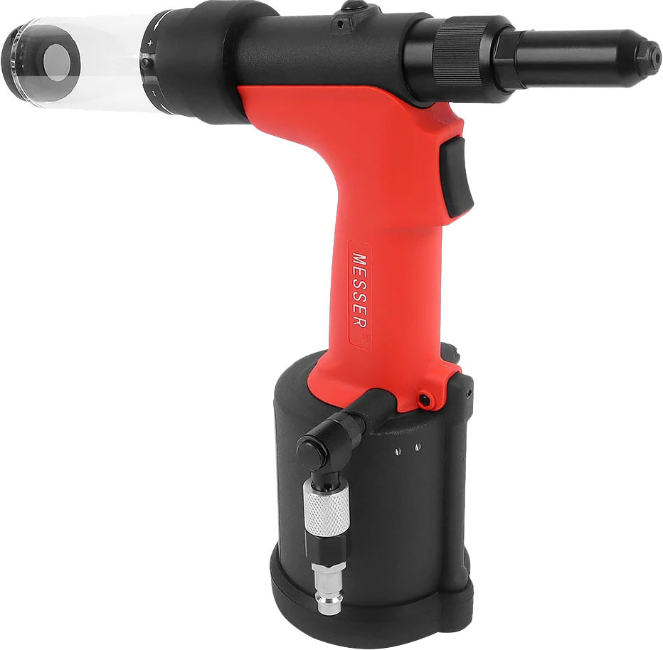 Пневмозаклепочник MESSER RL-4000MV (черно-красный)