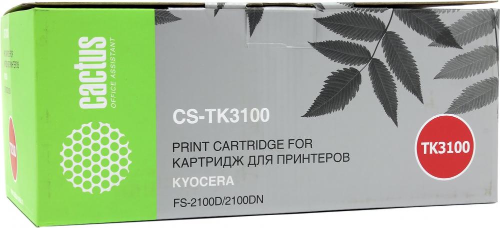 Cactus CS-TK3100 для Kyocera Ecosys FS-2100D/2100DN (черный)