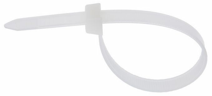 Хомут нейлоновый Fortisflex КСС 50016 (белый)