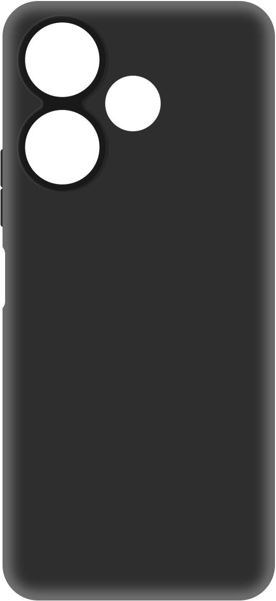 KRUTOFF Soft Case для Xiaomi Redmi 13/POCO M6 (черный)