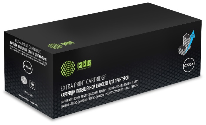 Картридж Cactus CS-C725X-MPS (черный)