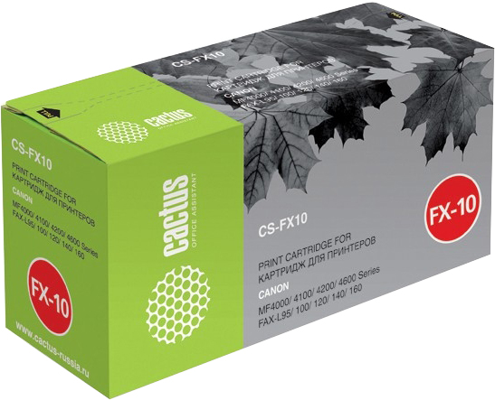 Cactus CS-FX10S для Canon MF4000/4100/4200/4600/Series FAX-L95/100/120 (черный)