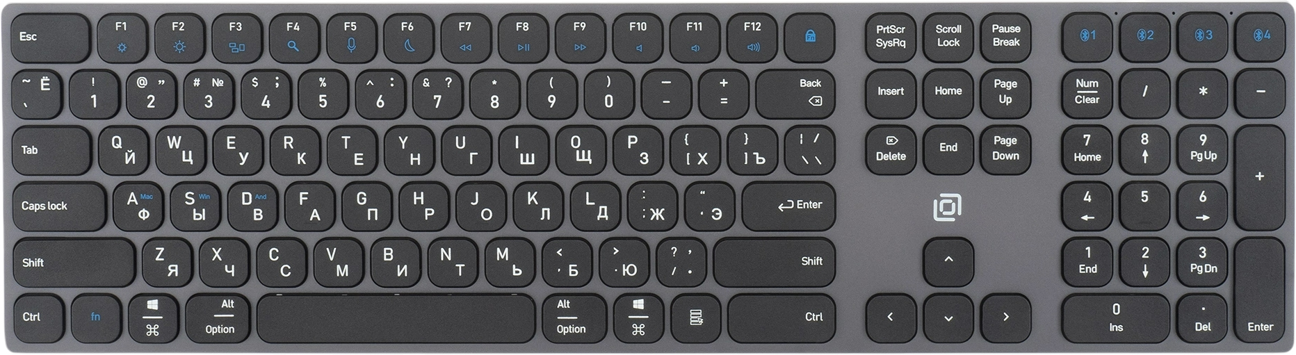 Oklick K867W (черно-серый)