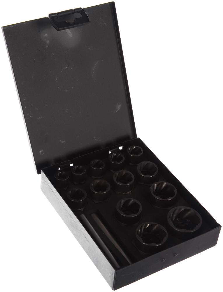 Набор головок AV Steel AV-921096 (черный)