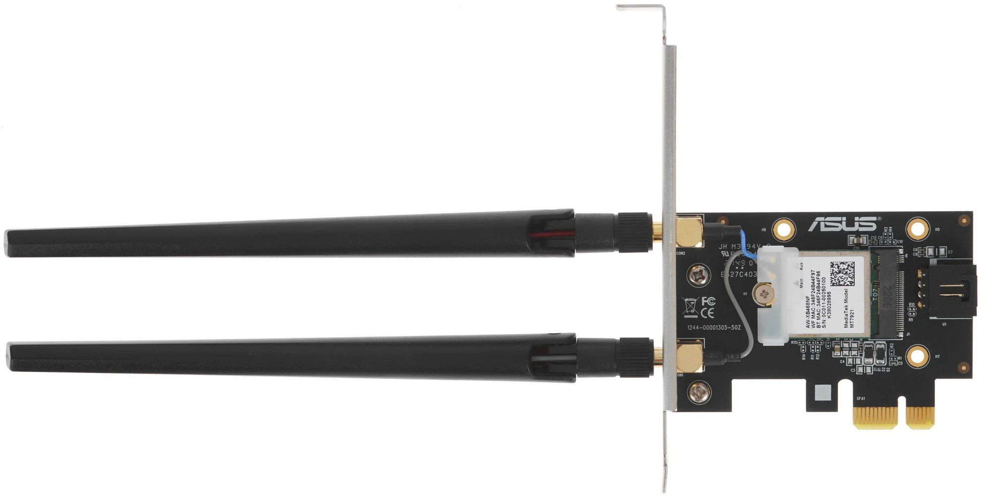 Wi-Fi адаптер ASUS PCE-AX1800 (черный)