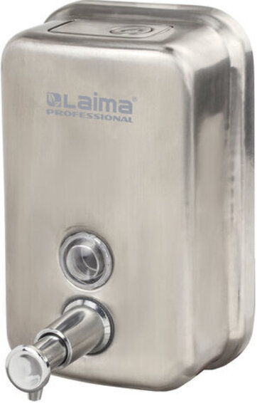Диспенсер ЛАЙМА PROFESSIONAL INOX , 0,5 л, матовый, 605396 (нержавеющая сталь)
