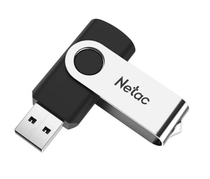 Netac U505 NT03U505N-016G-20BK 16Gb (черно-серебристый)