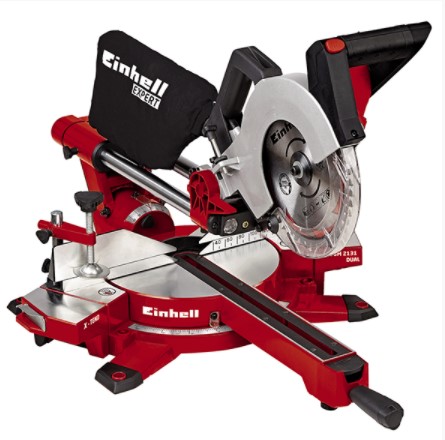 Торцовочная пила Einhell TE-SM 2131 Dual (серебристо-красный)
