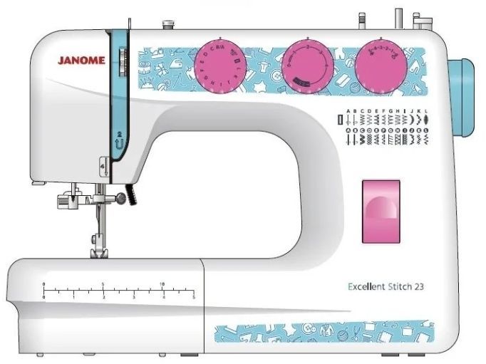 Швейная машинка JANOME Excellent Stitch 23 (белый)