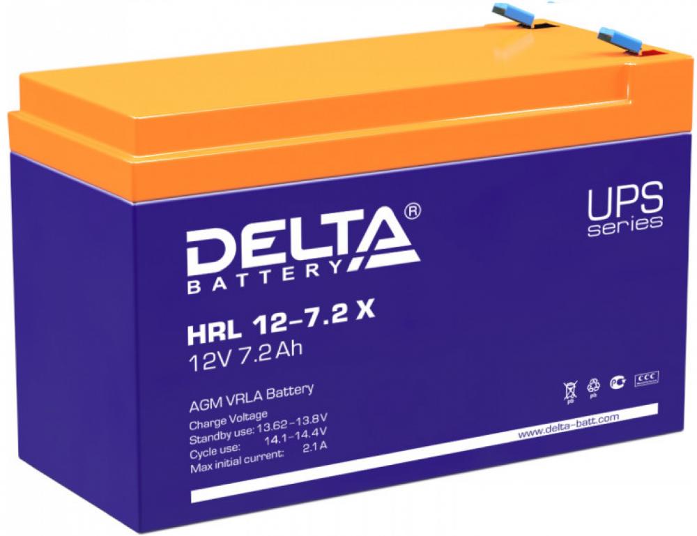 Аккумуляторная батарея Delta HRL12-7.2 Х (сине-оранжевый)