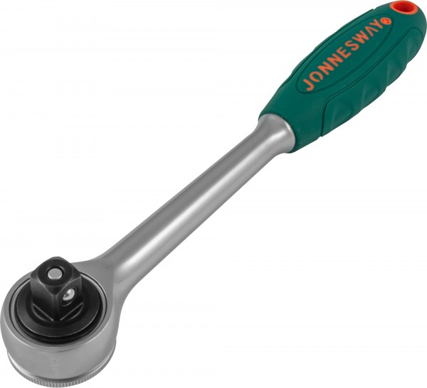 Jonnesway 1/2"DR 72 зубца 250 мм R3504 (серебристо-зеленый)