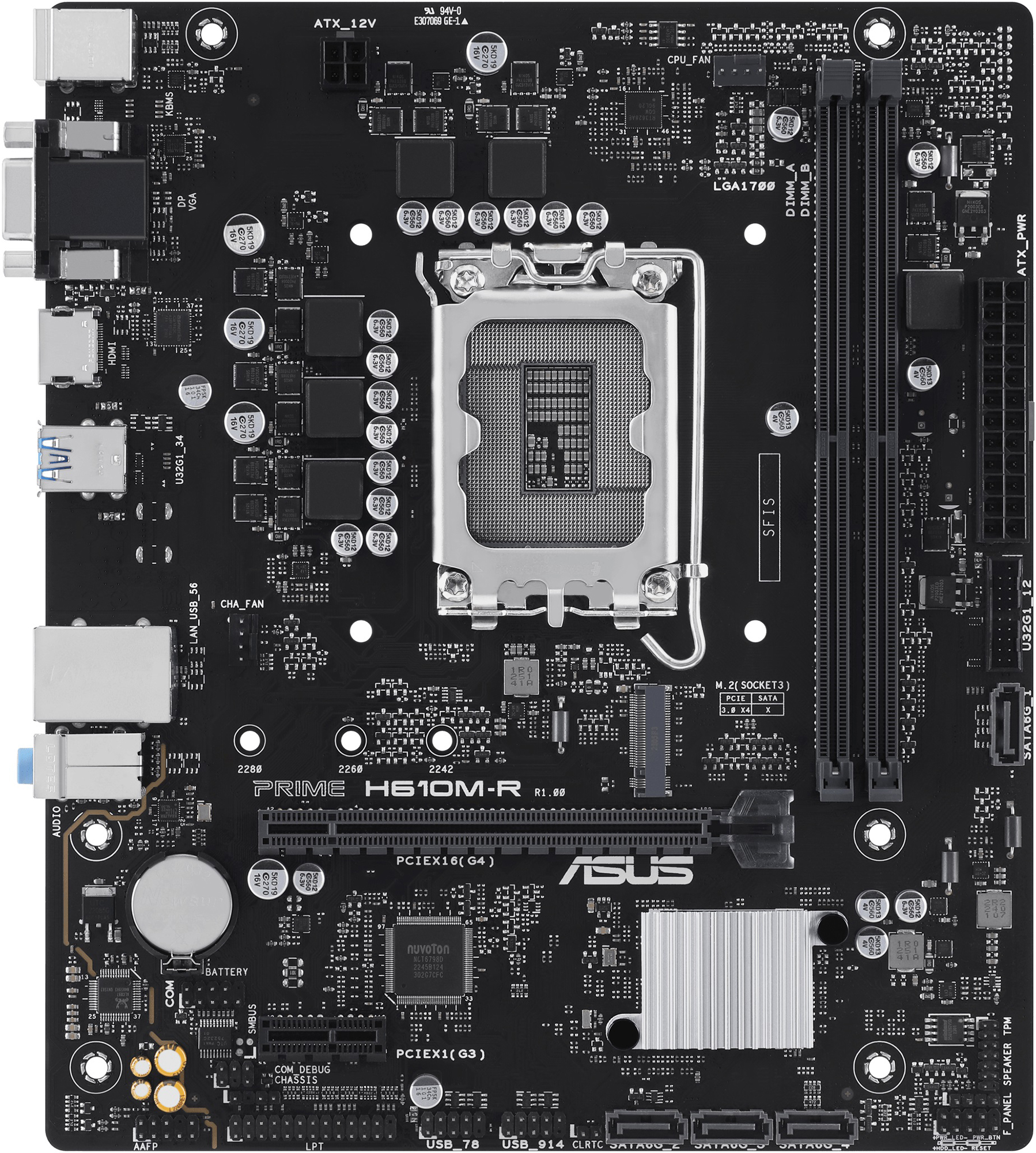 ASUS PRIME H610M-R-SI