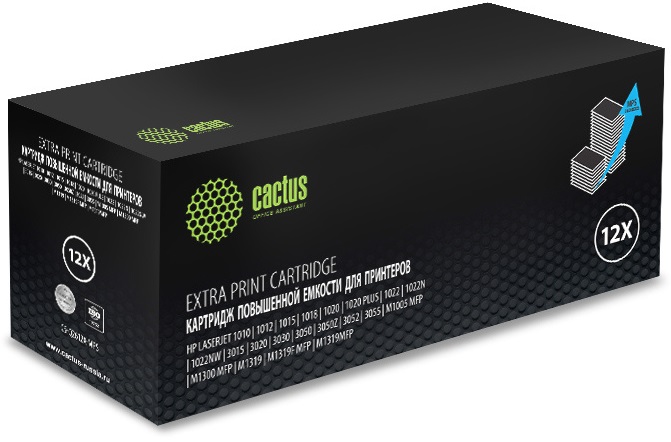 Картридж Cactus CS-Q2612X-MPS (черный)