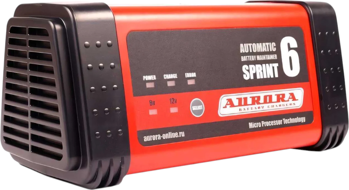 Зарядное устройство Aurora SPRINT 6 (черно-красный)