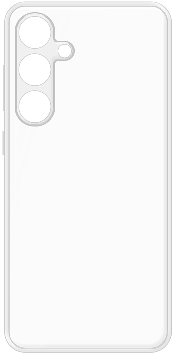 KRUTOFF Clear Case для Samsung Galaxy S24 FE (прозрачный)