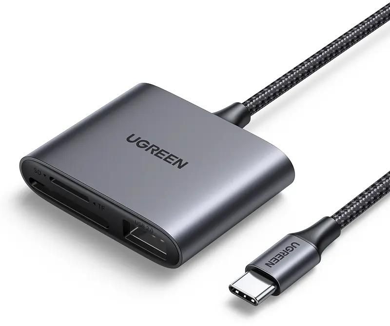 Кардридер Ugreen CM387 (серый)