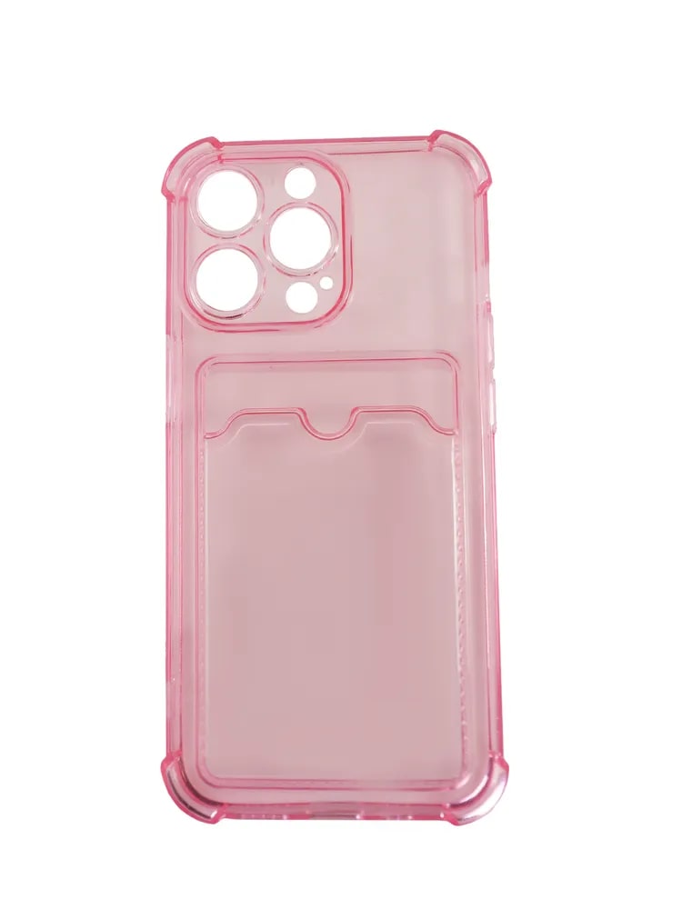 Luxcase с картой для Apple iPhone 13 (розовый)
