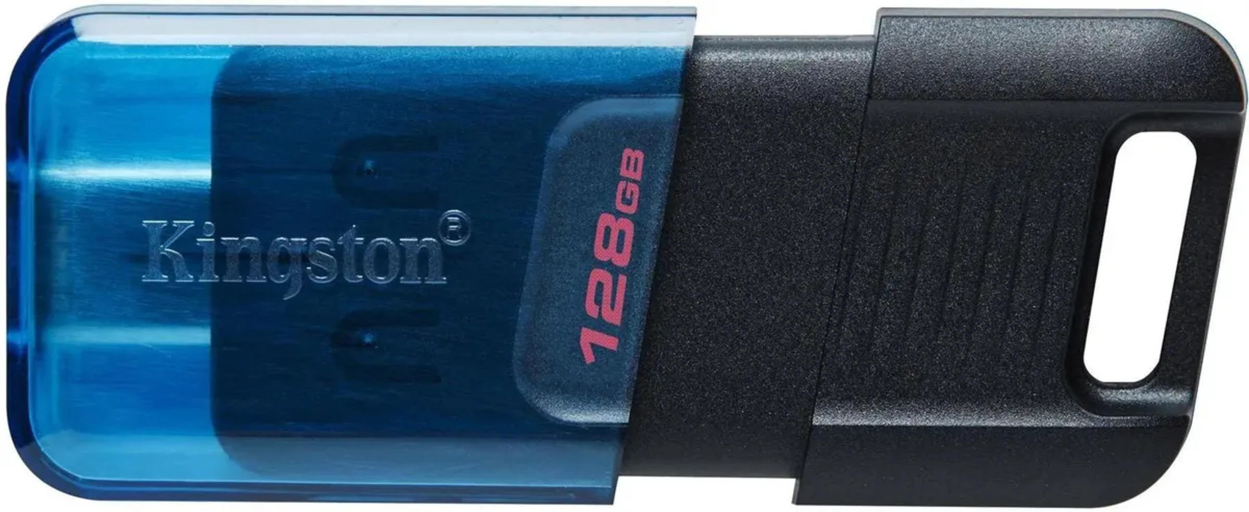 Kingston DataTraveler 80M, 128 Гб, OTG USB Type-C (синий)