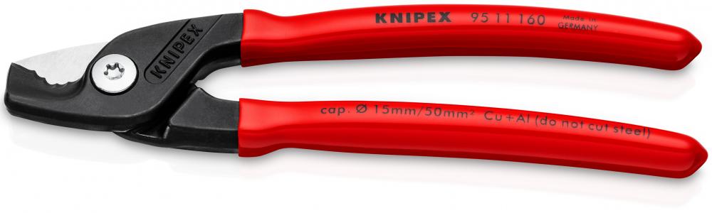 Кабелерез Knipex KN-9511160 (красно-черный)