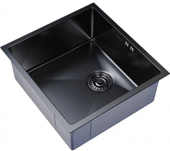 Кухонная мойка Mixline PRO 45x42 (548565) (черный графит)