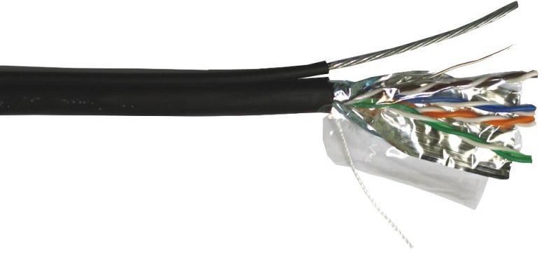 Кабель LANMASTER LAN-5EFTP-OUT (черный)
