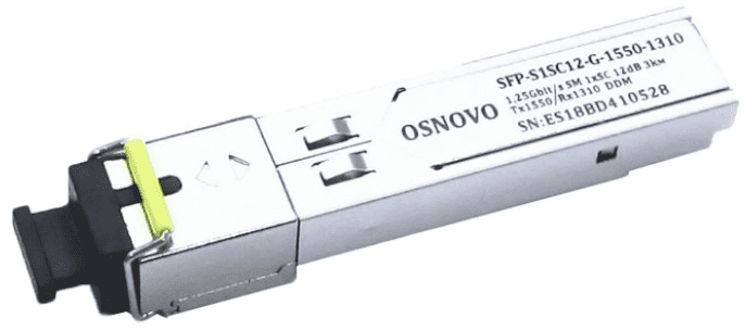 Osnovo SFP-S1SC12-G-1550-1310 (серебристый)