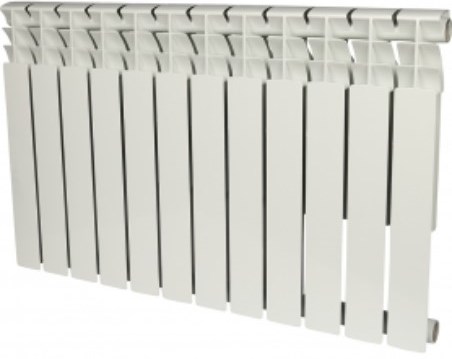 Радиатор ROMMER RAL9016 89574 RG008P2HSG8C2I (белый)