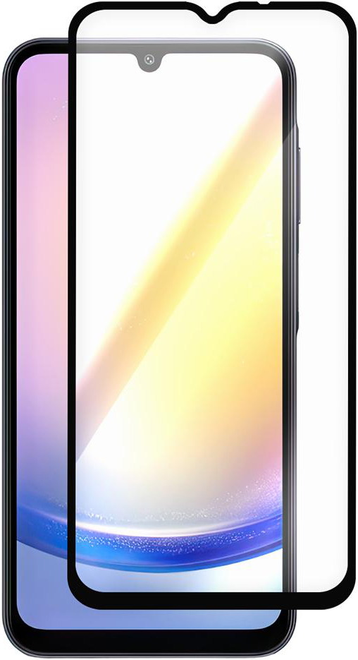 KRUTOFF Full Glue Premium для Samsung Galaxy A25 (черный)