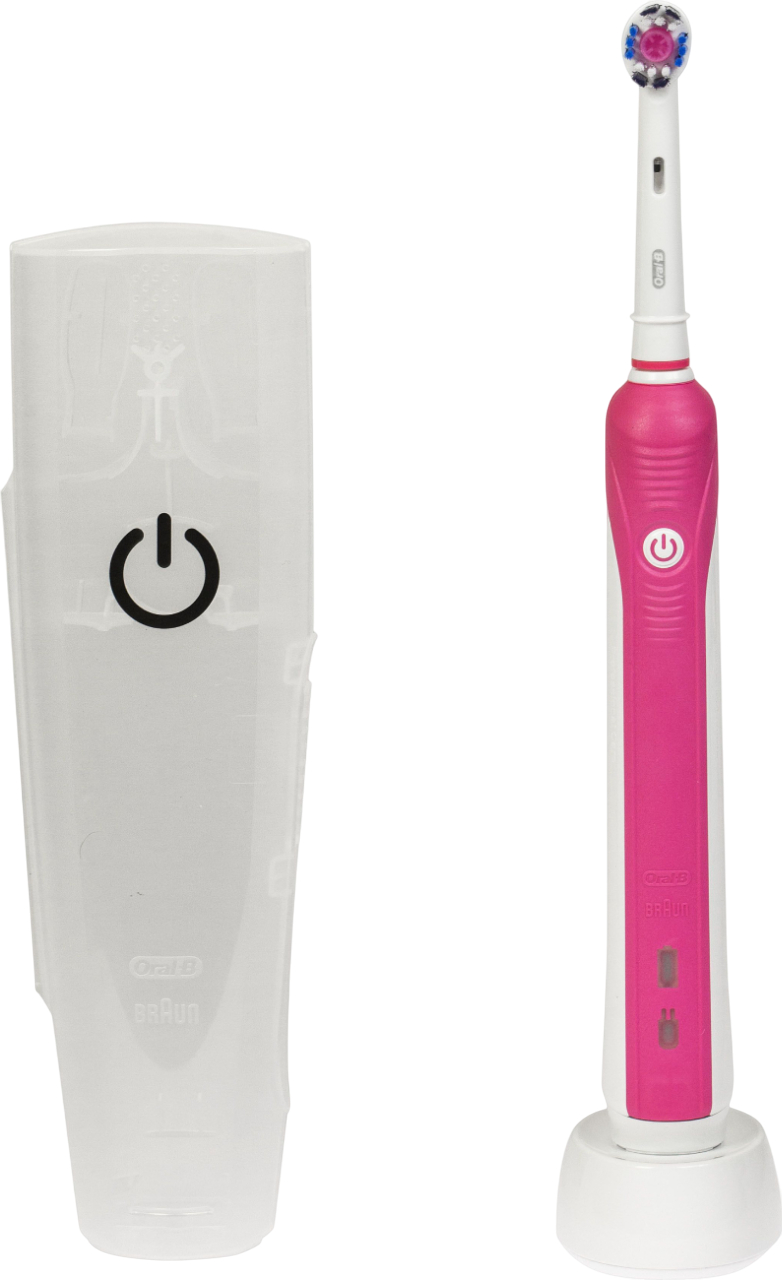 Oral-B PRO 750 (бело-розовый)