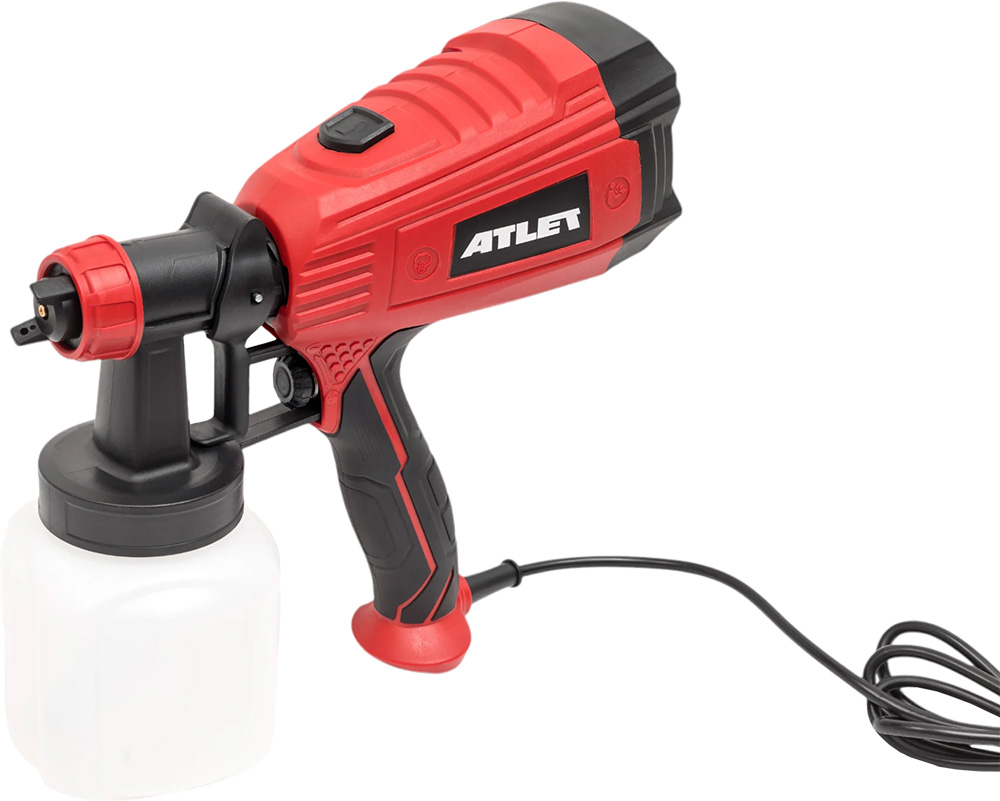 Электрический Краскораспылитель Atlet PRG500G2 (красно-черный)