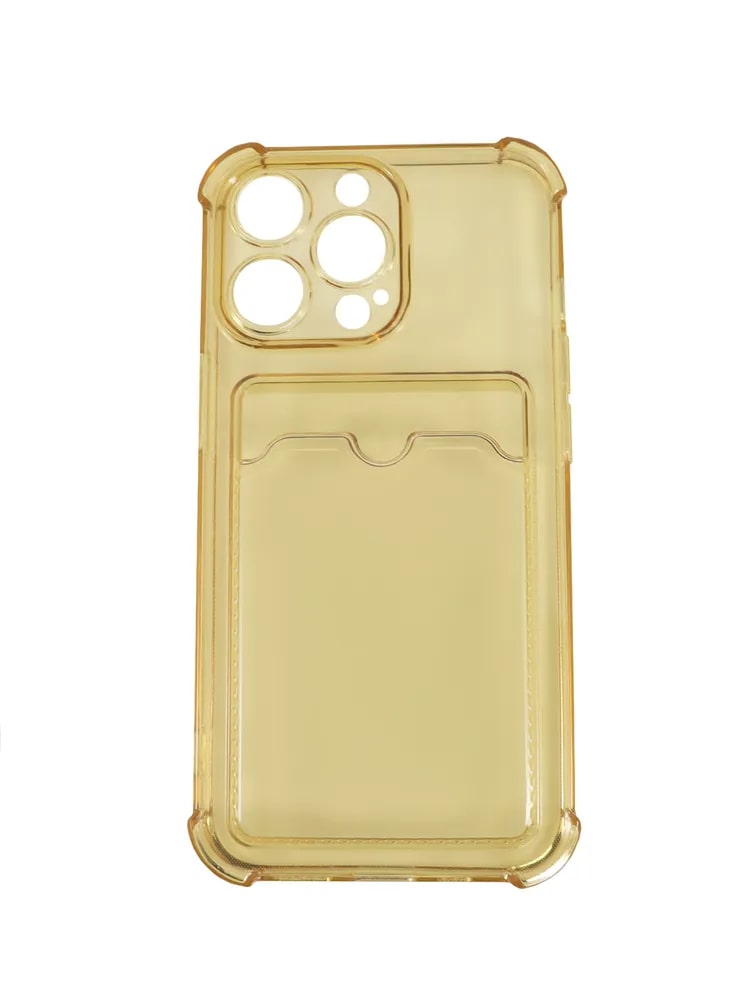 Luxcase с картой для Apple iPhone 13 (золотой)
