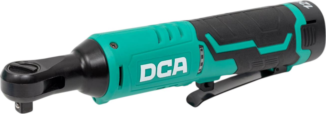 Гайковерт DCA ADPB02-10 (TYPE EK) (чёрный/бирюзовый)