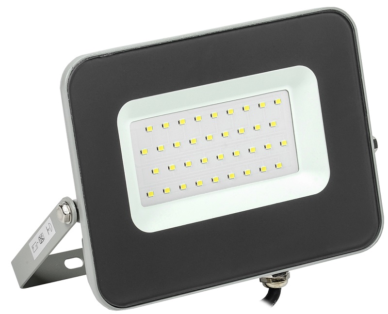 IEK СДО 07-30 30Вт 6500К IP65 LPDO701-30-K03 (серый)