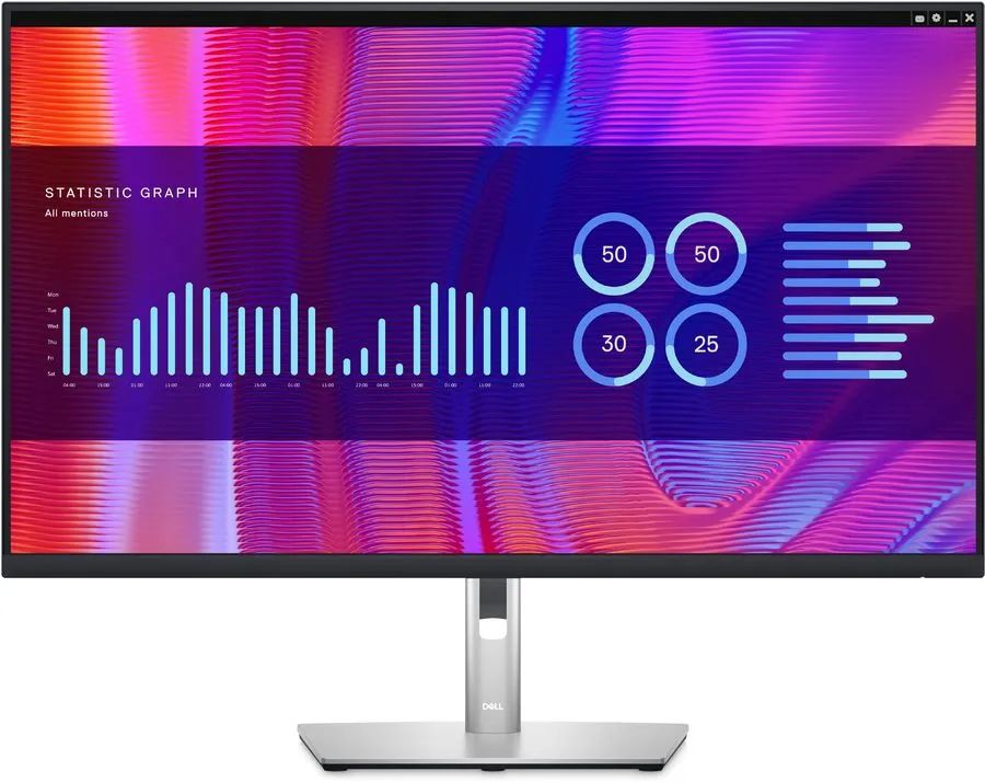 Dell P3223DE (черно-серебристый)