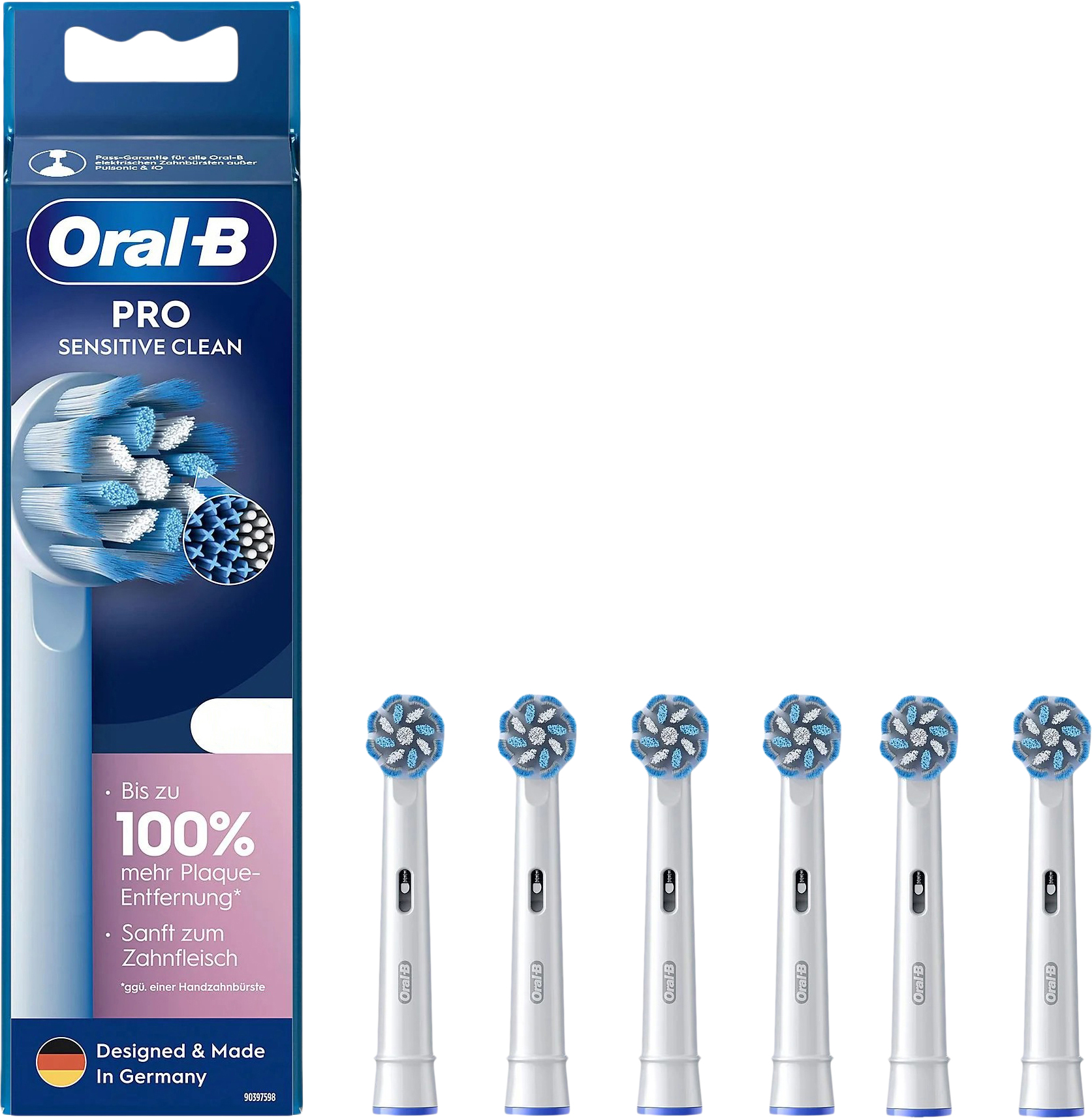 Насадка для зубных щеток Oral-B PRO Sensitive Clean 6 шт