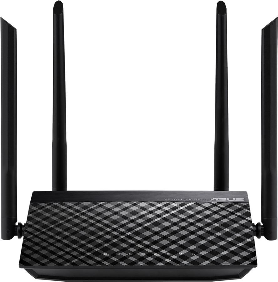 Роутер ASUS RT-AC1200 беспроводной (черный)