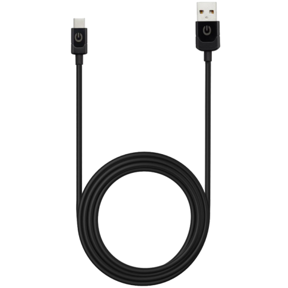 Gerffins GF-CAB-AC-02, USB-TypeC 0.2м (черный)