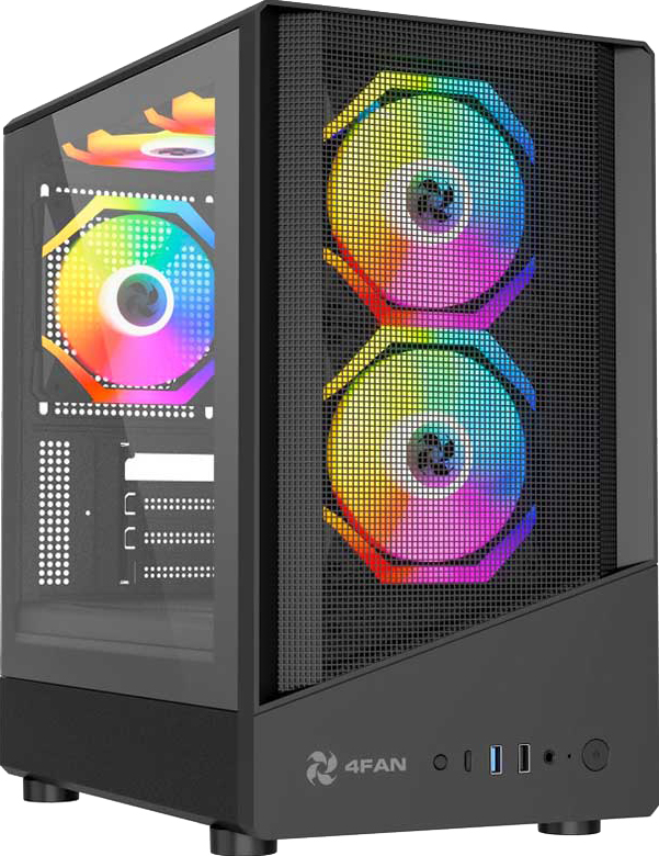 Компьютерный корпус 4FAN Indigon (черный)