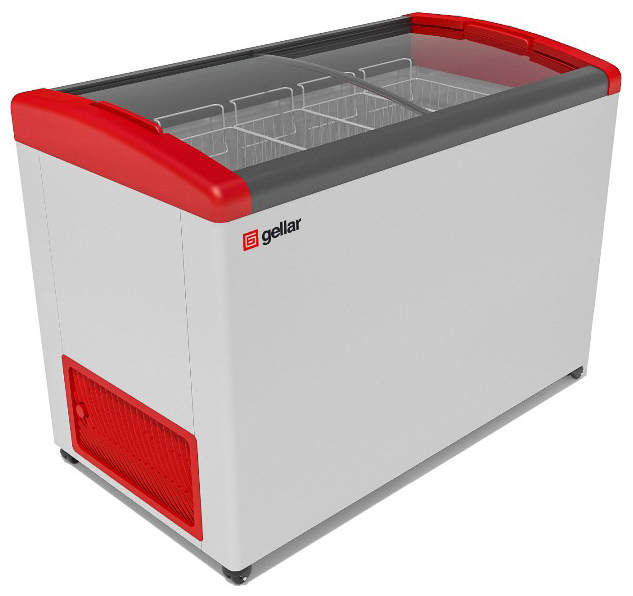 Морозильный ларь Gellar FG 500 E (красный)