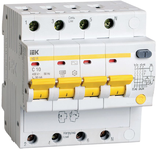 IEK MAD10-4-010-C-030 (белый)