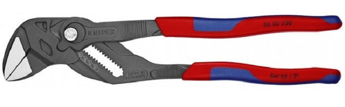 Клещи переставные Knipex KN-8602250 (черно-красный)