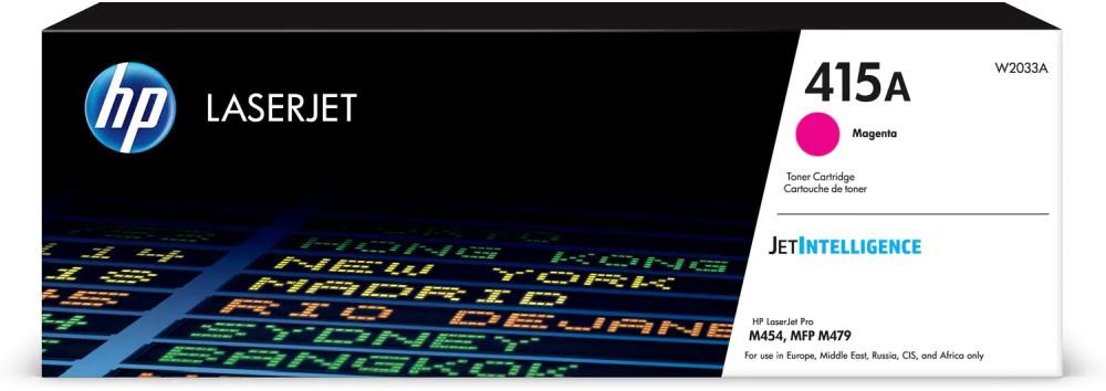 HP W2033A 415A  (2100 стр) для M454dn/M479fdn/M479fnw/M479fdw (пурпурный)