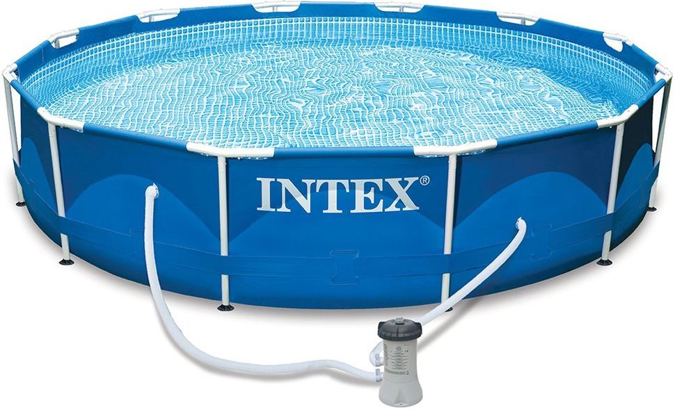 Intex Metal Frame 366х76 см (синий)