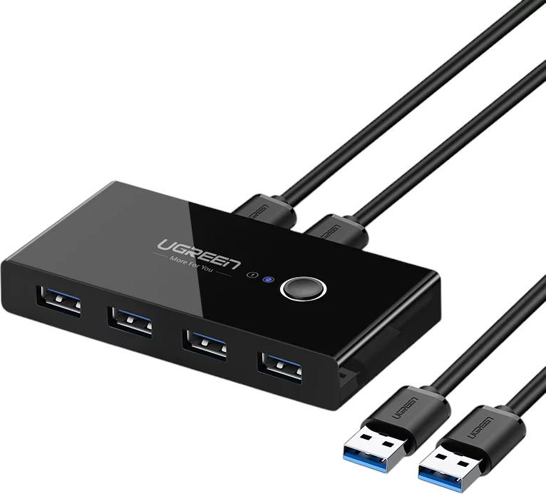 Ugreen US216 (30768) 4хUSB 3.0 (черный)
