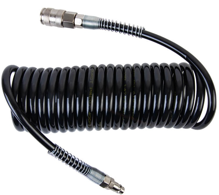 Шланг спиральный WiederKraft WDK-65757 (черный)